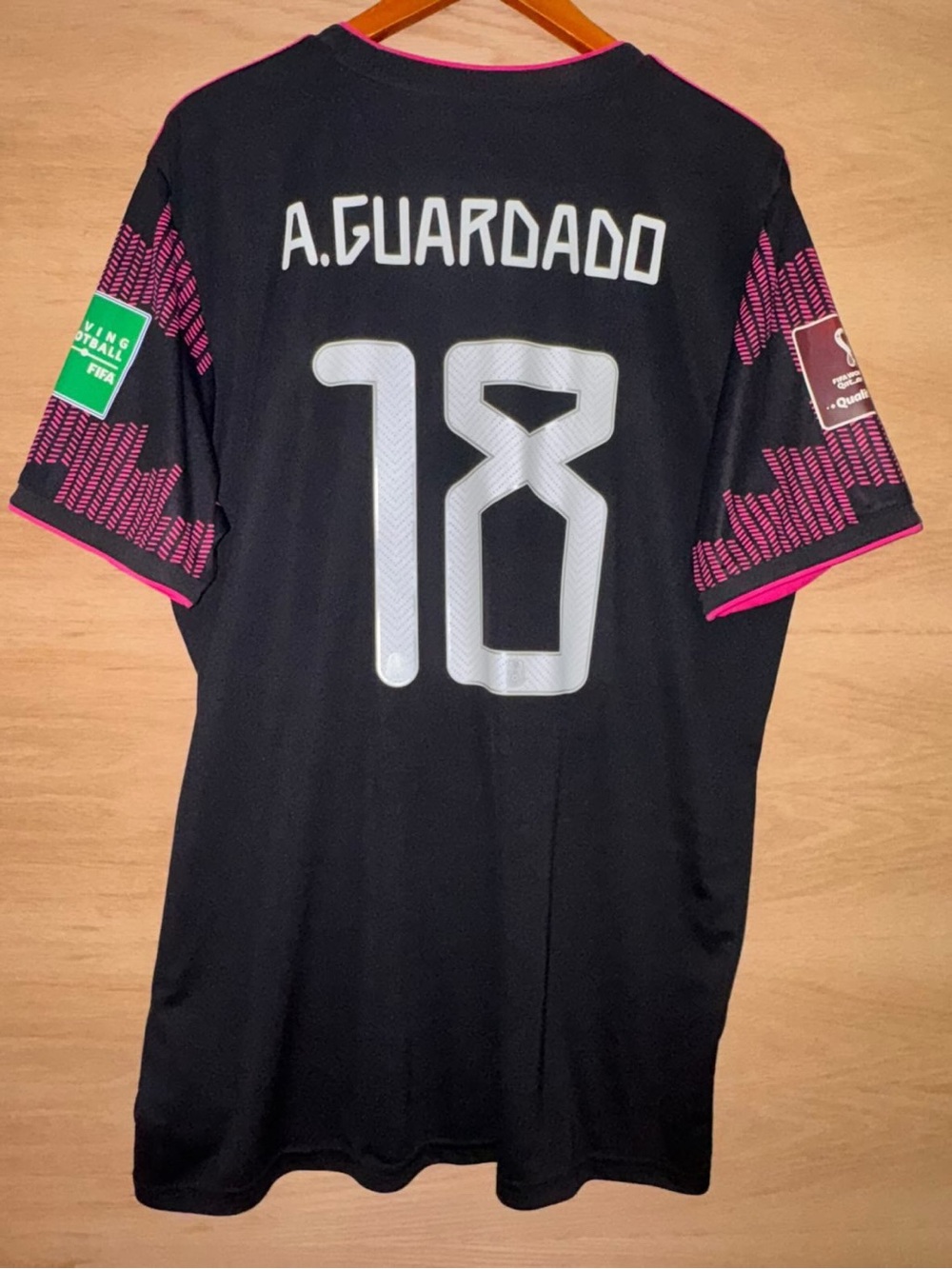 Andres Guardado #18 Gold Cup “Rosa Mexicano” Jersey